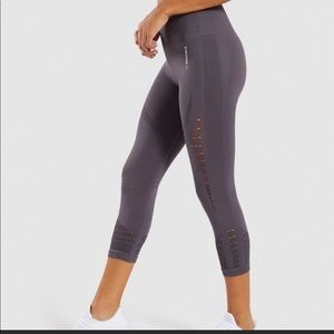 Gymshark Energy+ Seamless Cropped Small Leggings
